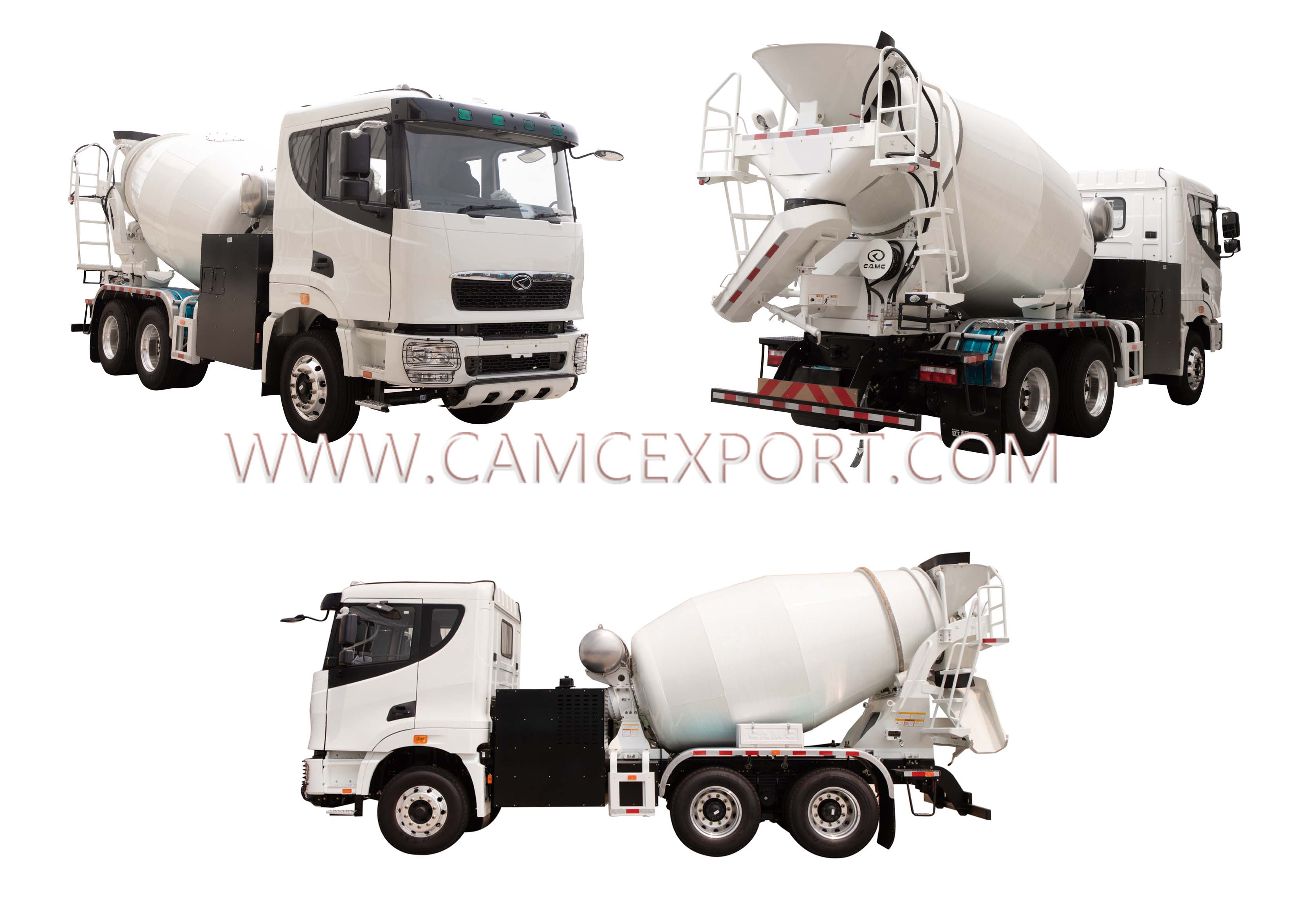 CAMC 6X4 electric mixer truck شاحنة خلط كهربائية CAMC 6X4