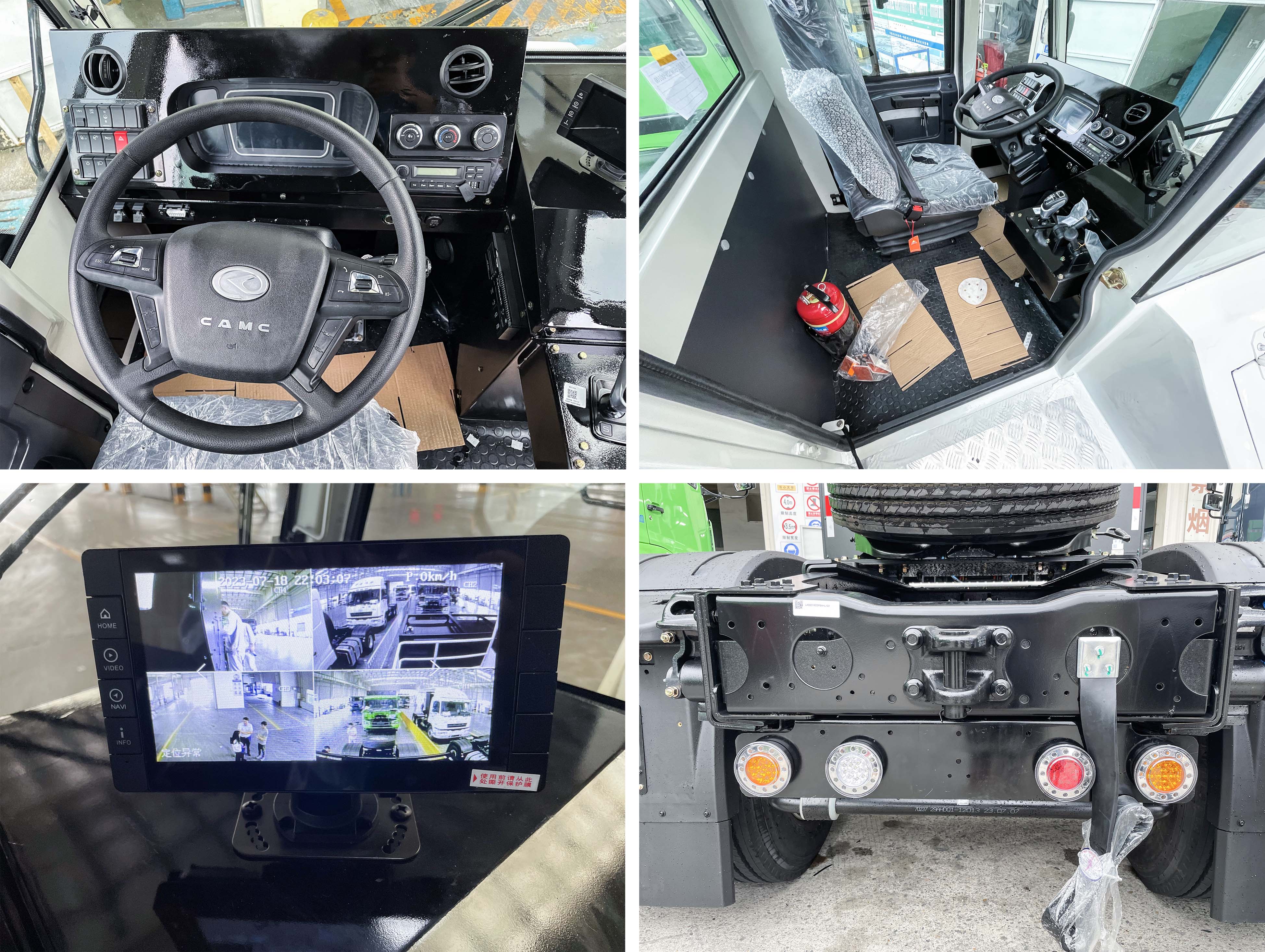 التصميم الداخلي لجرار الرصيف الكهربائي منخفض السرعة