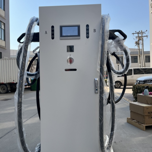 DC 60kw 80kw 120kw موصل الشحن المزدوج شاحن السيارة الكهربائية