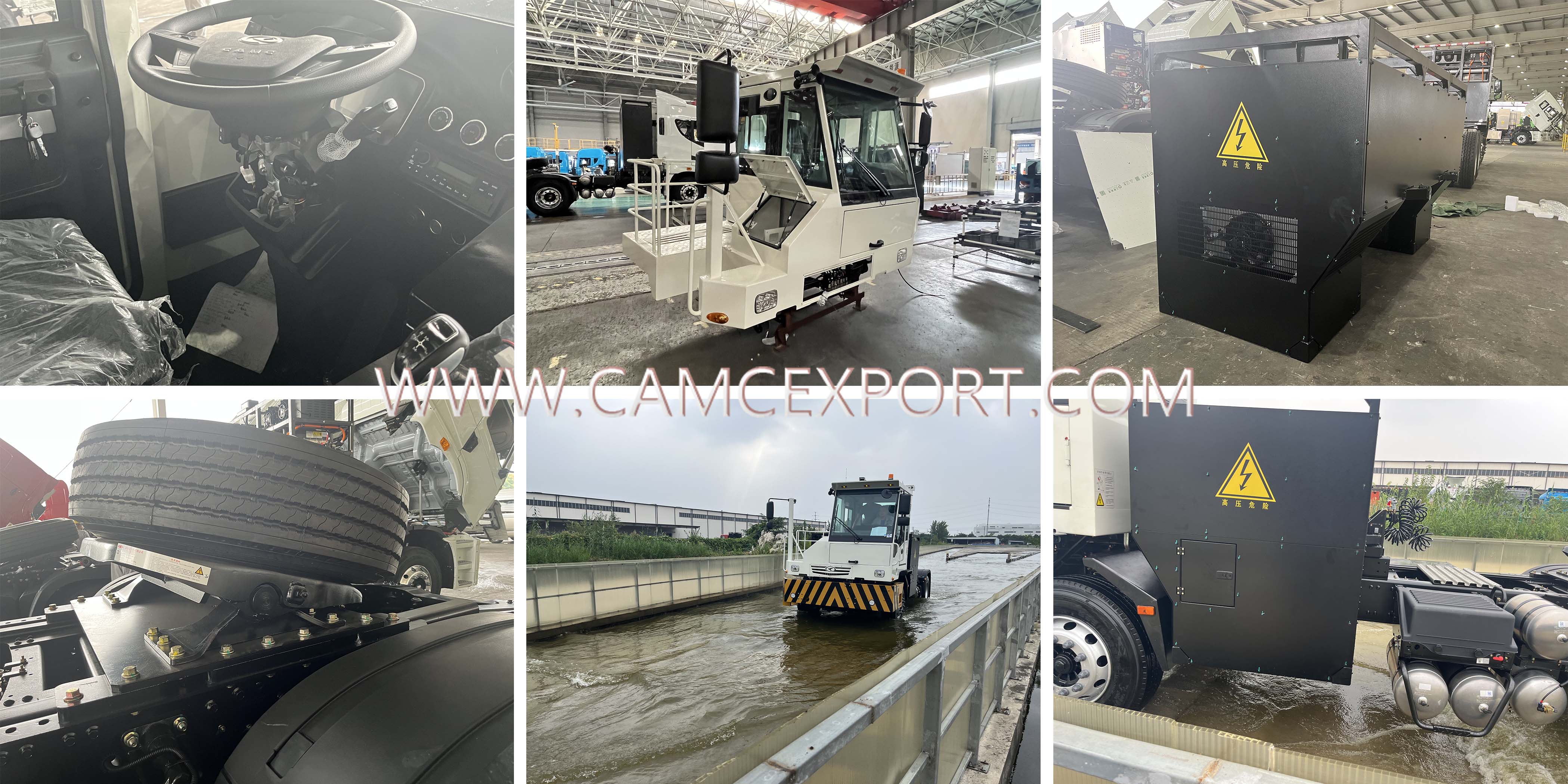 التصميم الداخلي لجرار الرصيف الكهربائي منخفض السرعة