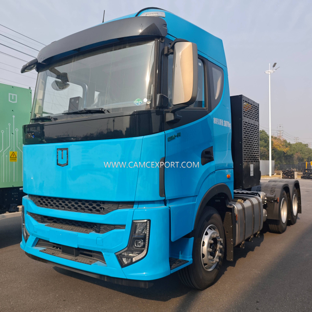 شاحنة جرار G2 Blue 6 × 4 ميثانول ذات نطاق ممتد لليد اليسرى