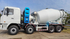 CNG 10 متر مكعب شاحنة خلط الخرسانة للطرق الريفية