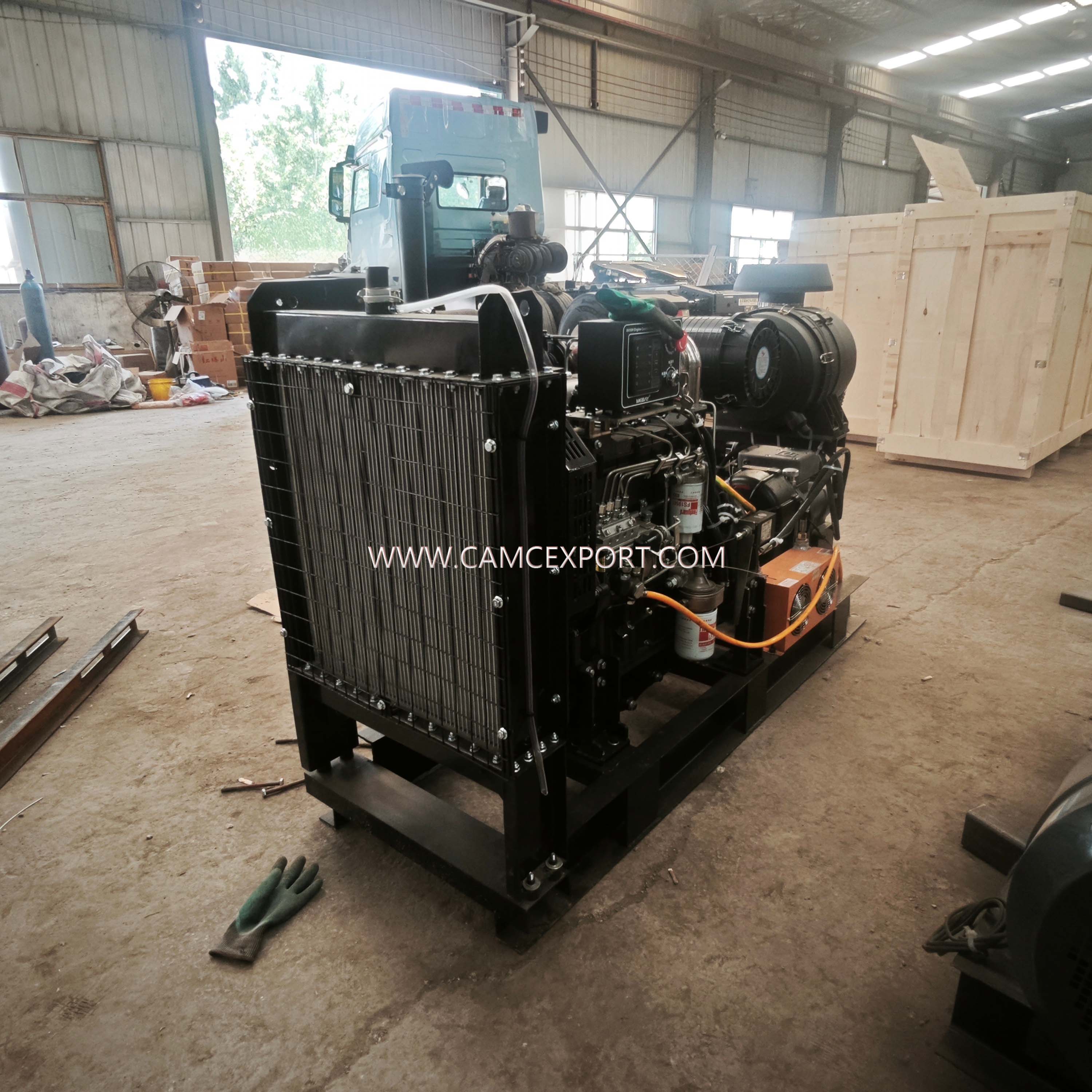 ضاغط هواء لولبي مزدوج مباشر CAMC KL12-DS90A